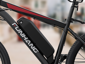 Funhang for Adults, 1000W Peak 50Miles Mountain, 26" Adult Electric Bicycle with 48V Removable Battery