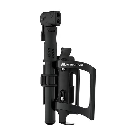 Ozark Trail Bike Water Bottle Holder with Built-in Air Pump