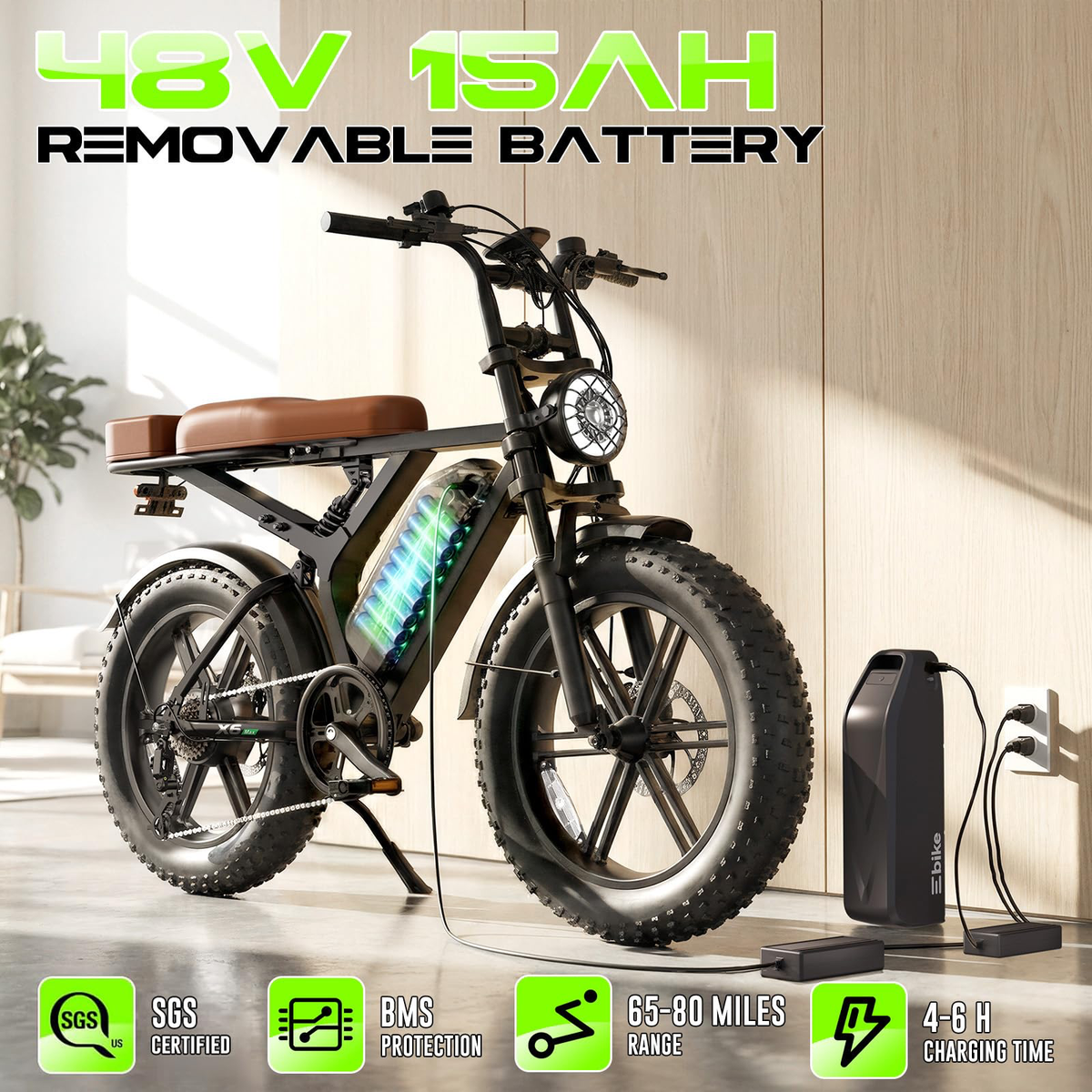 TST for Adults,48V Removable Battery,28MPH Top Speed