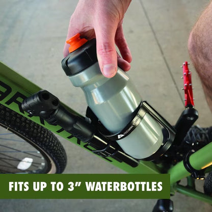 Ozark Trail Bike Water Bottle Holder with Built-in Air Pump